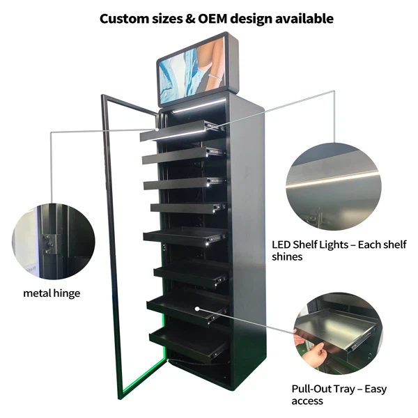 Retail cigarette display