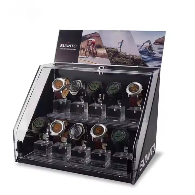 Customized High Quality Perspex Display Box Watch Display Stand Watch Show Rack Customized High Quality Perspex Display Box Watch Display Stand Watch Show Rack