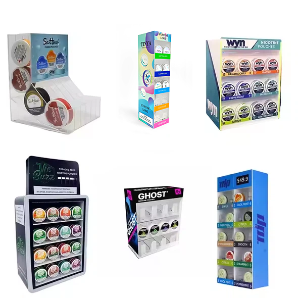 Nicotine pouch display stand Nicotine pouch display stand