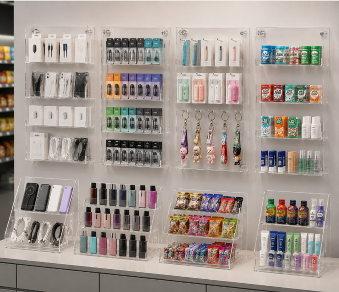 wall mounted display rack wall mounted display rack