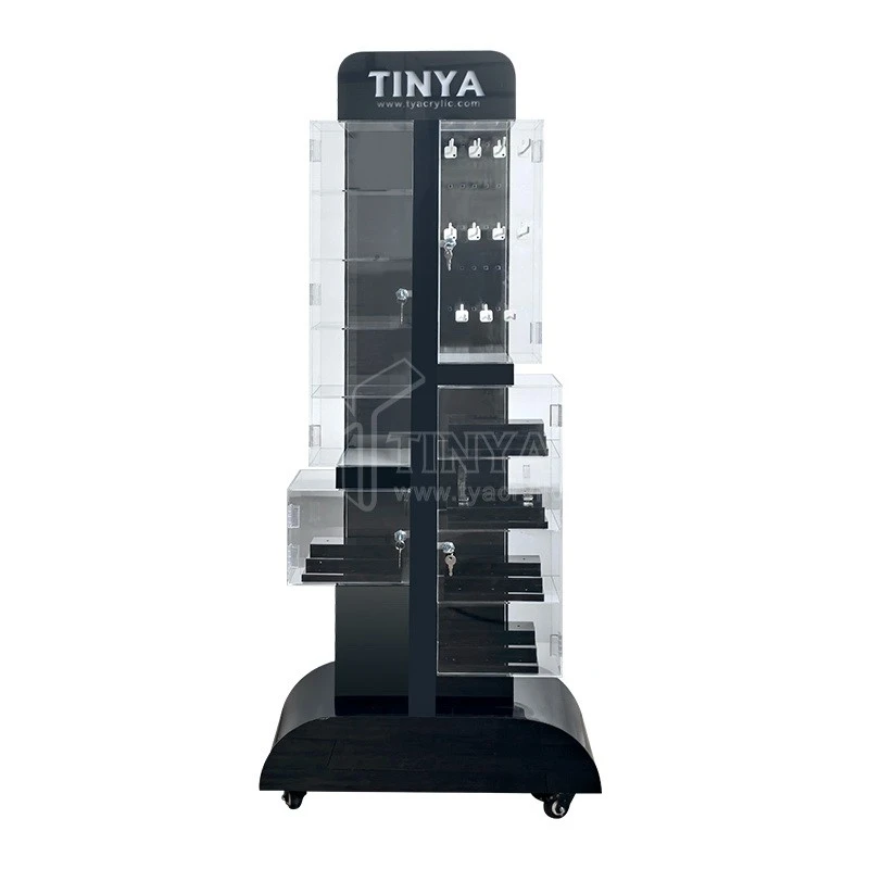 retail display case with lock