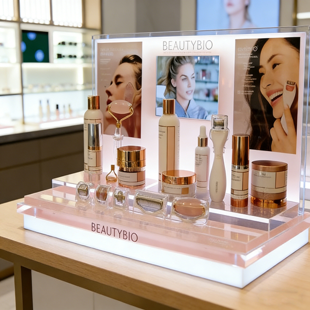 retail skincare display retail skincare display