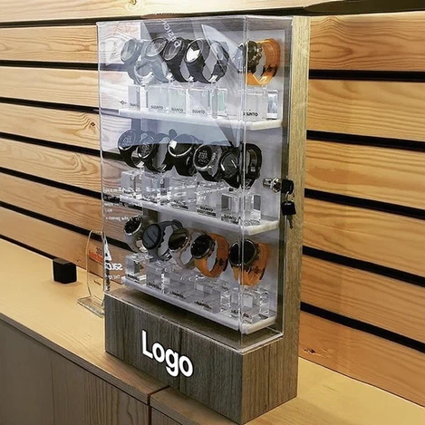 logo custom watch display stand logo custom watch display stand